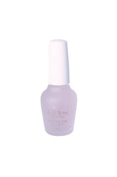Front view of EzFlow Natural Nail Treatment in a 0.5-ounce bottle with product label and information
